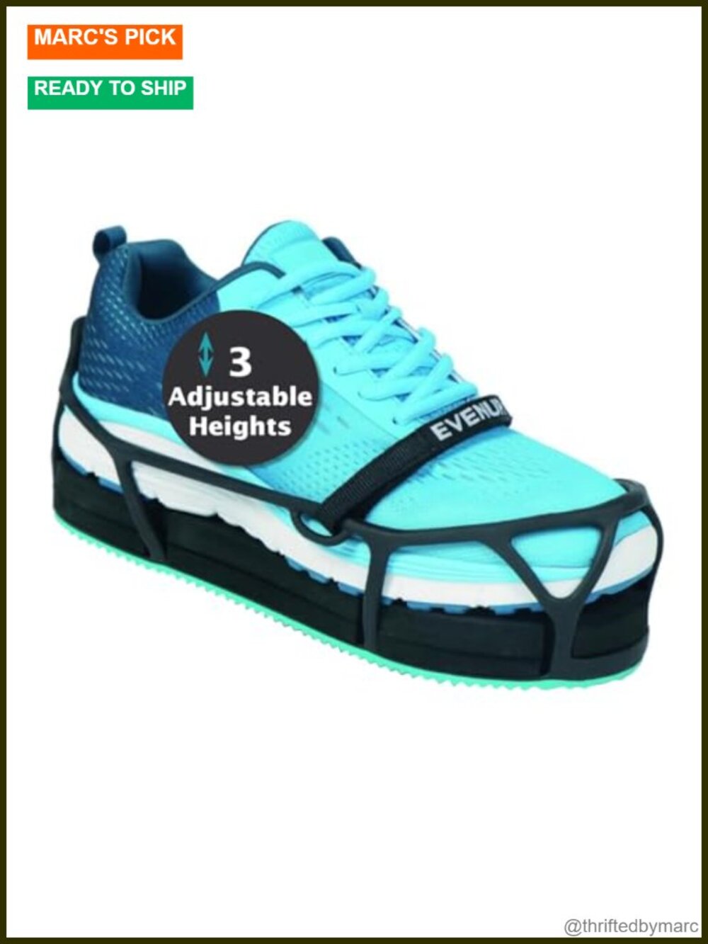 Shoe Lift Balancer for Walking Boot Leg Length Discrepancy Adjustable